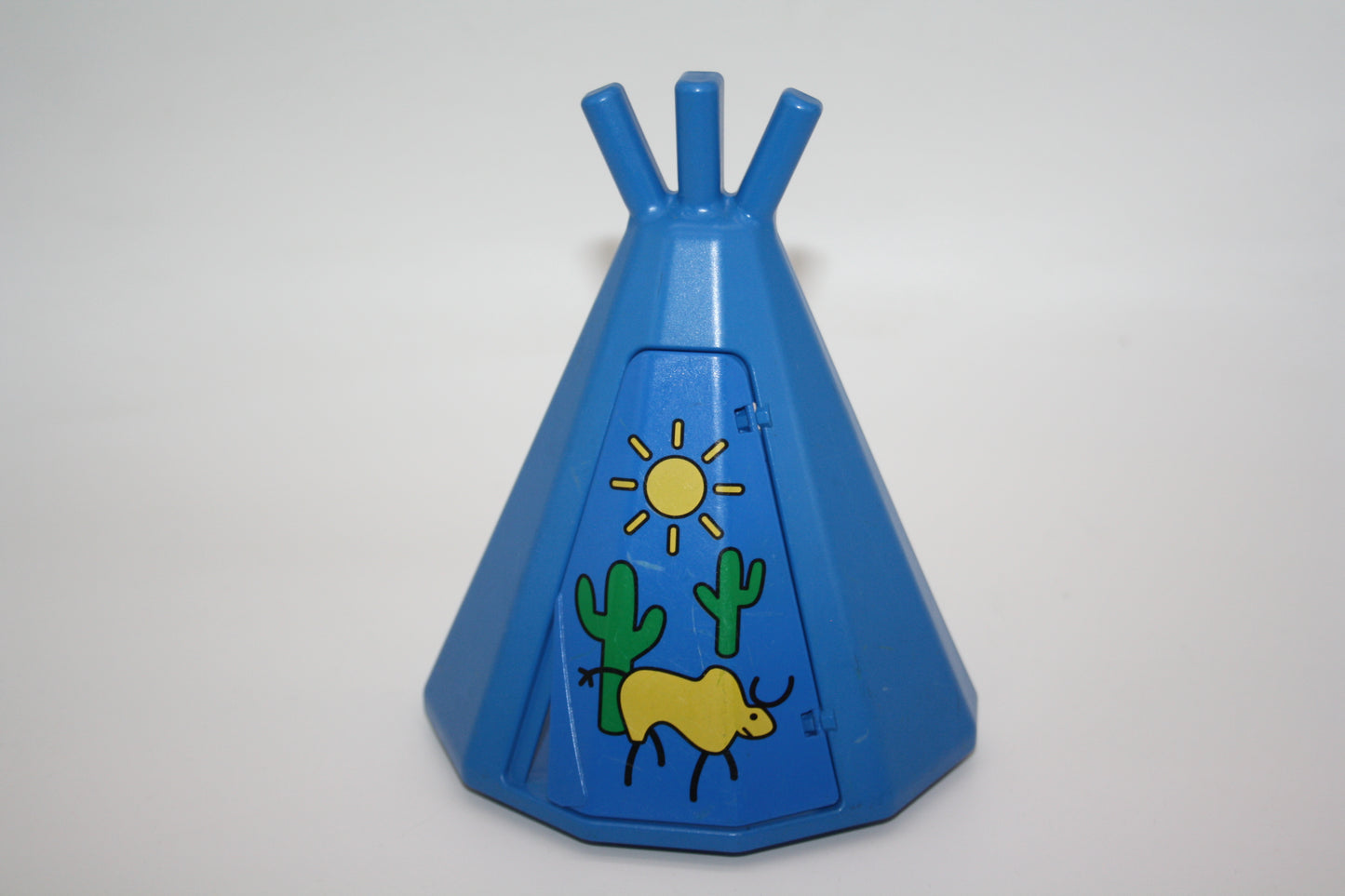 Duplo - Tipi/Zelt für Indianer - blau - große Teile