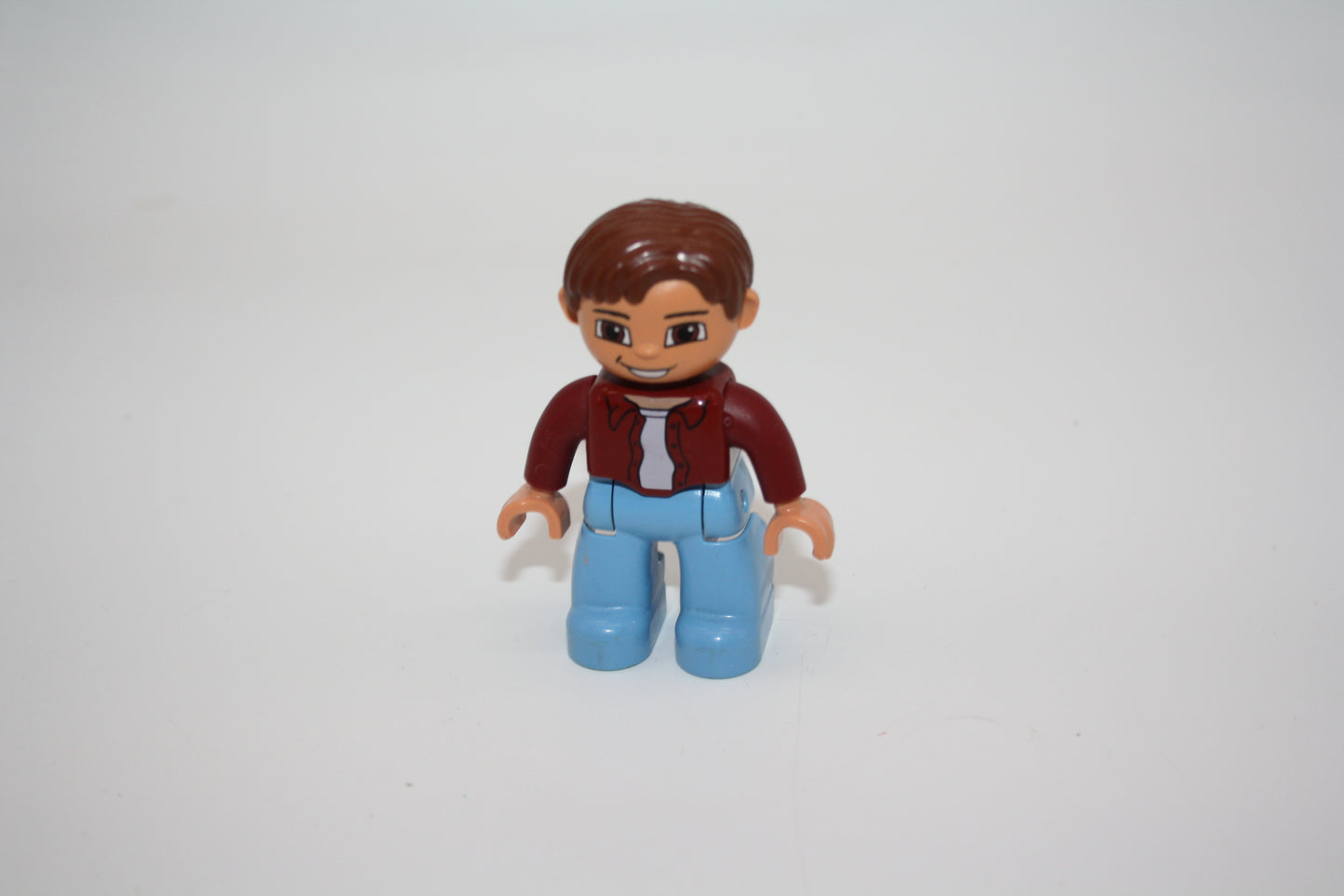 Duplo - Mann - blaue Hose/dunkelrote Jacke - Mann - Figur