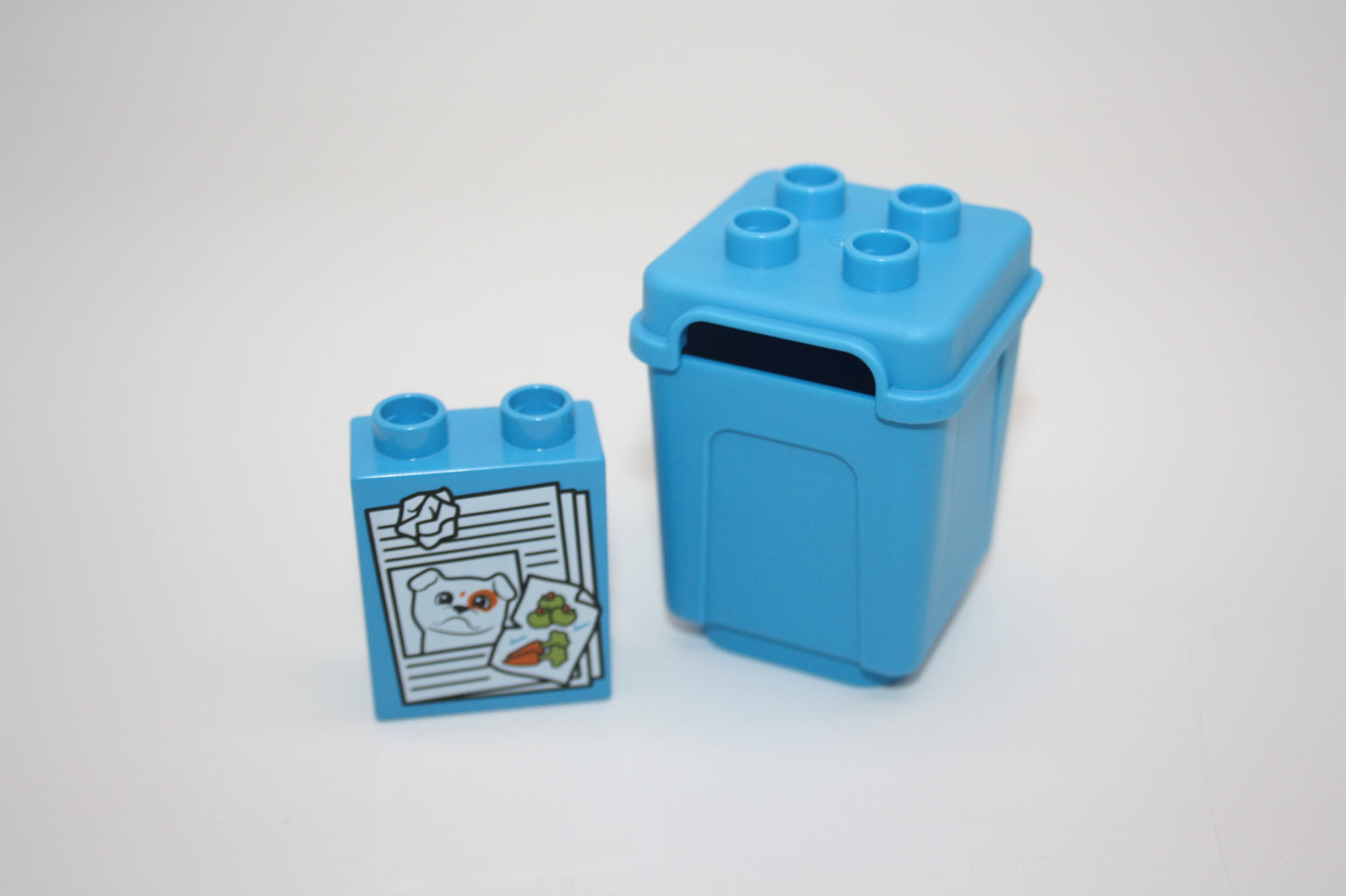 Duplo - Mülltonnen/Recycling Tonnen m. Motivsteinen - versch. Farben - Einrichtung - Zubehör/Accessoires
