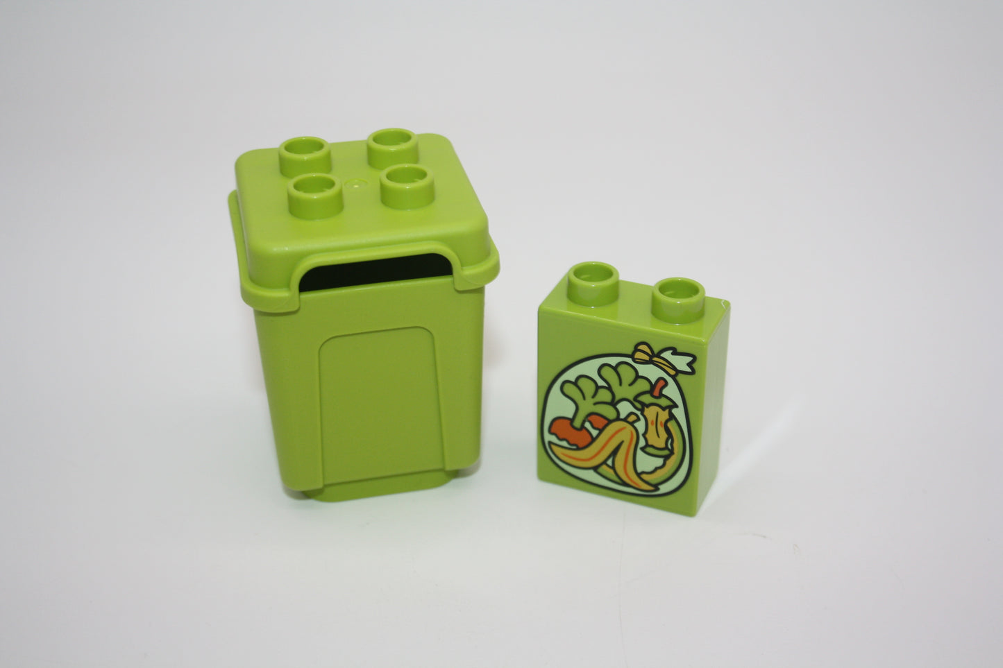 Duplo - Mülltonnen/Recycling Tonnen m. Motivsteinen - versch. Farben - Einrichtung - Zubehör/Accessoires
