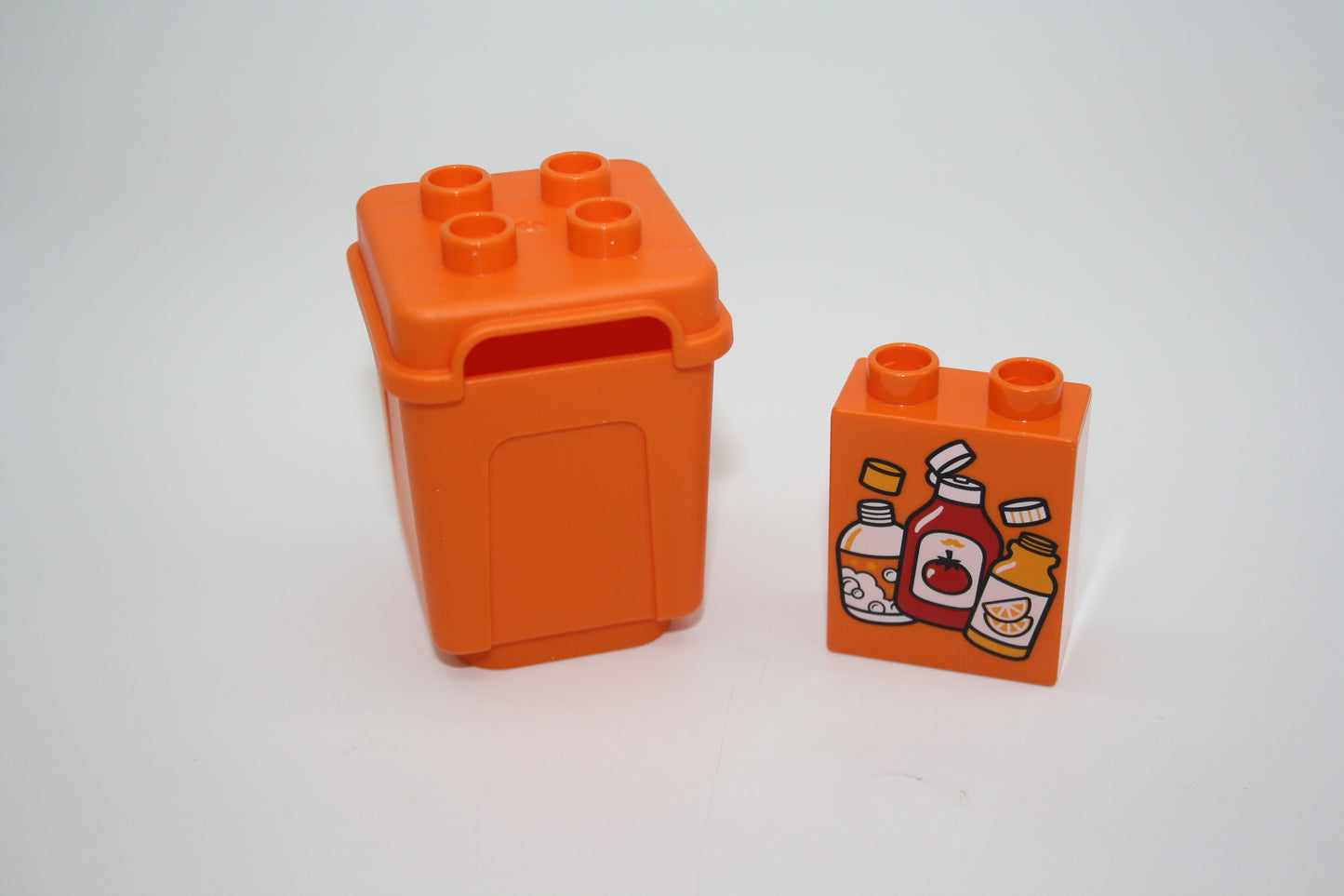 Duplo - Mülltonnen/Recycling Tonnen m. Motivsteinen - versch. Farben - Einrichtung - Zubehör/Accessoires