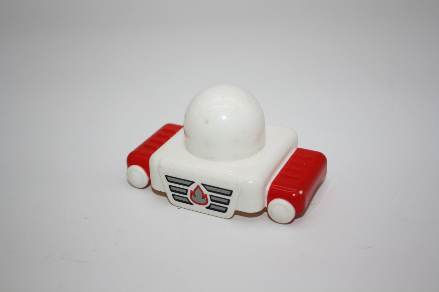 Primo® - 1x1 - Feuerwehr Kabine - Fahrzeug Aufsatz - weiß/rot - große Teile