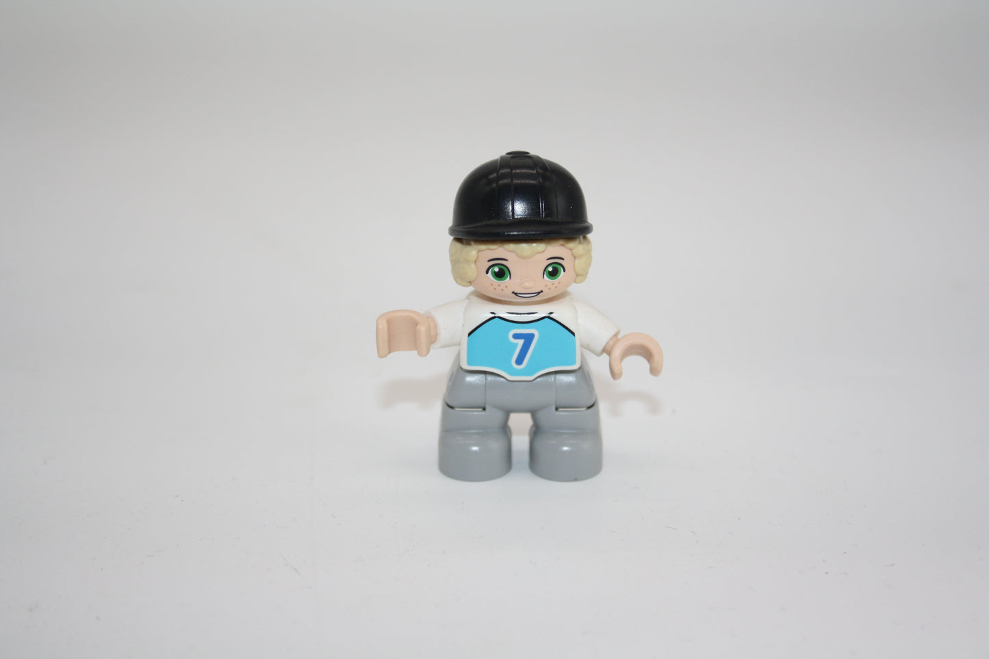 Duplo - Junge Reiter - graue Hose/blaues Oberteil - Figur