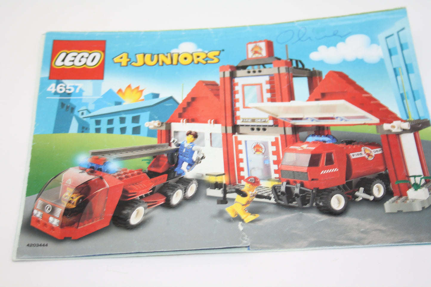 LEGO® - 4 Juniors - Set 4657 Feuerwehr Station - unvollständig - inkl BA