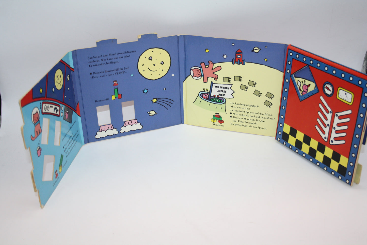 Duplo Buch - Jan fliegt zum Mond - Ausklappbares Bilderbuch zum Lesen und Spielen