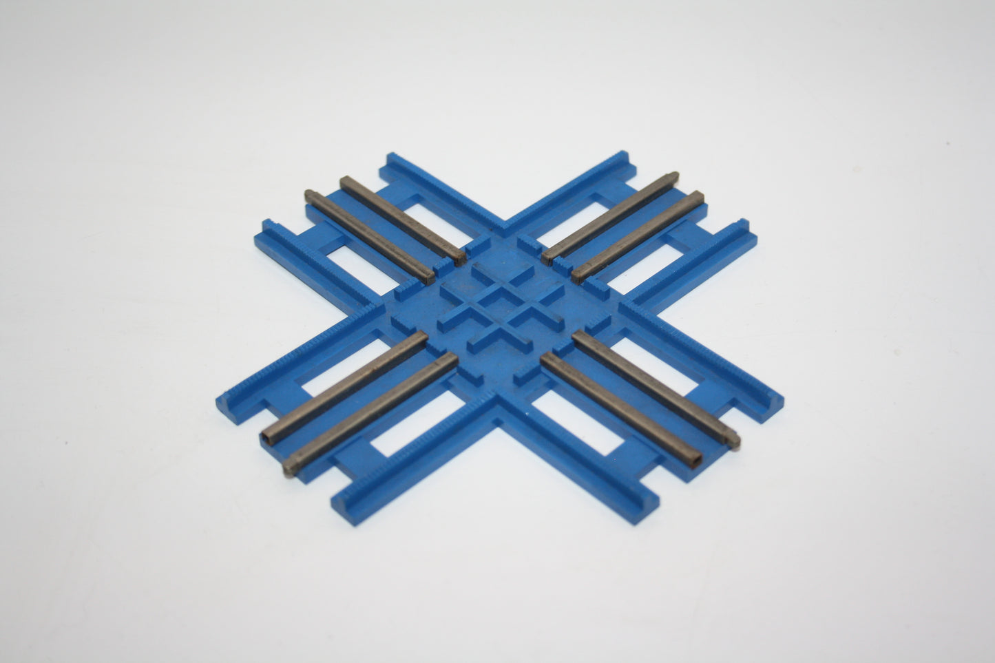 LEGO® - 12V Kreuzung - 756-1 - blau - Schienen/Gleis - Eisenbahn