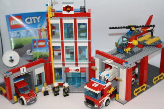 LEGO® - City Set - 60110 Große Feuerwehrstation - inkl. BA - Unvollständig