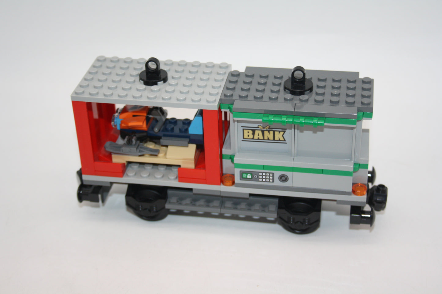 LEGO® Eisenbahn - Frachtcontainer/Containerwagen - aus 60198 - LOK/Wagon