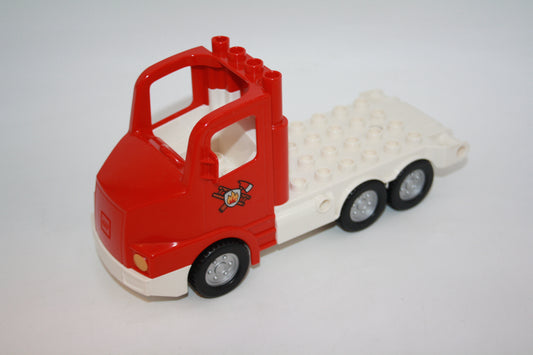 Duplo - Feuerwehr LKW- rot/weiß - LKW/Lastwagen - Fahrzeuge