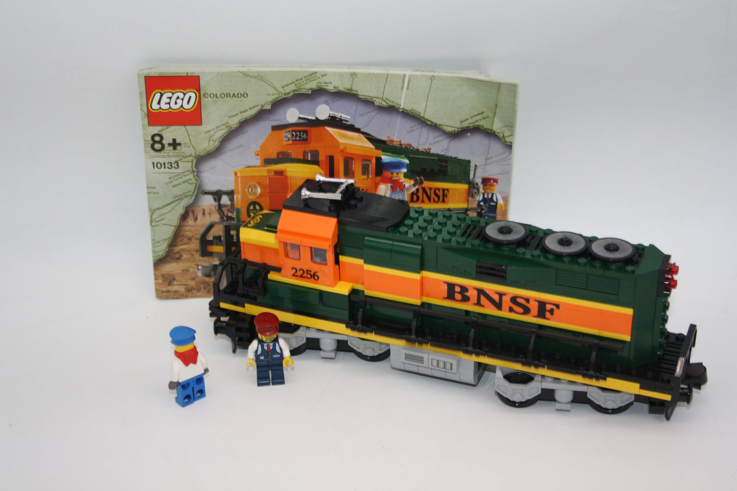 LEGO® Eisenbahn - 10133 Burlington Northern Santa Fe Locomotive - inkl. BA & OVP