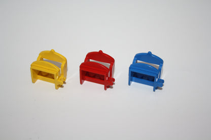 LEGO® - Pferdesattel/Sattel/Saddle mit zwei Clips - 4491b - versch. Farben - Tiere/Zubehör