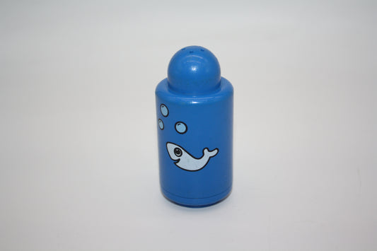 Primo® - 1x1x2 Stein rund m. löchern in Noppe - blau - große Teile