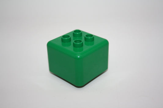 Primo® - 1x1 Adapter Stein (Primo -> Duplo)  - grün - große Teile