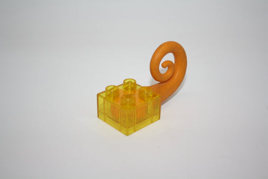 Duplo - Zooters Schanz/Kringelschwanz - gelb Transparent - Fantasy - Ersatzteil