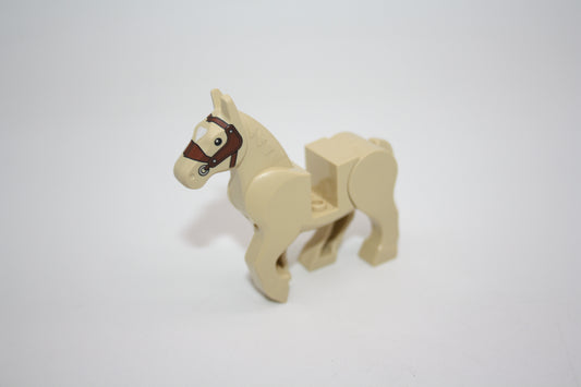 LEGO® - Pferd m. beweglichen Hinterläufen - beige - 10352c01pb07 - Tiere