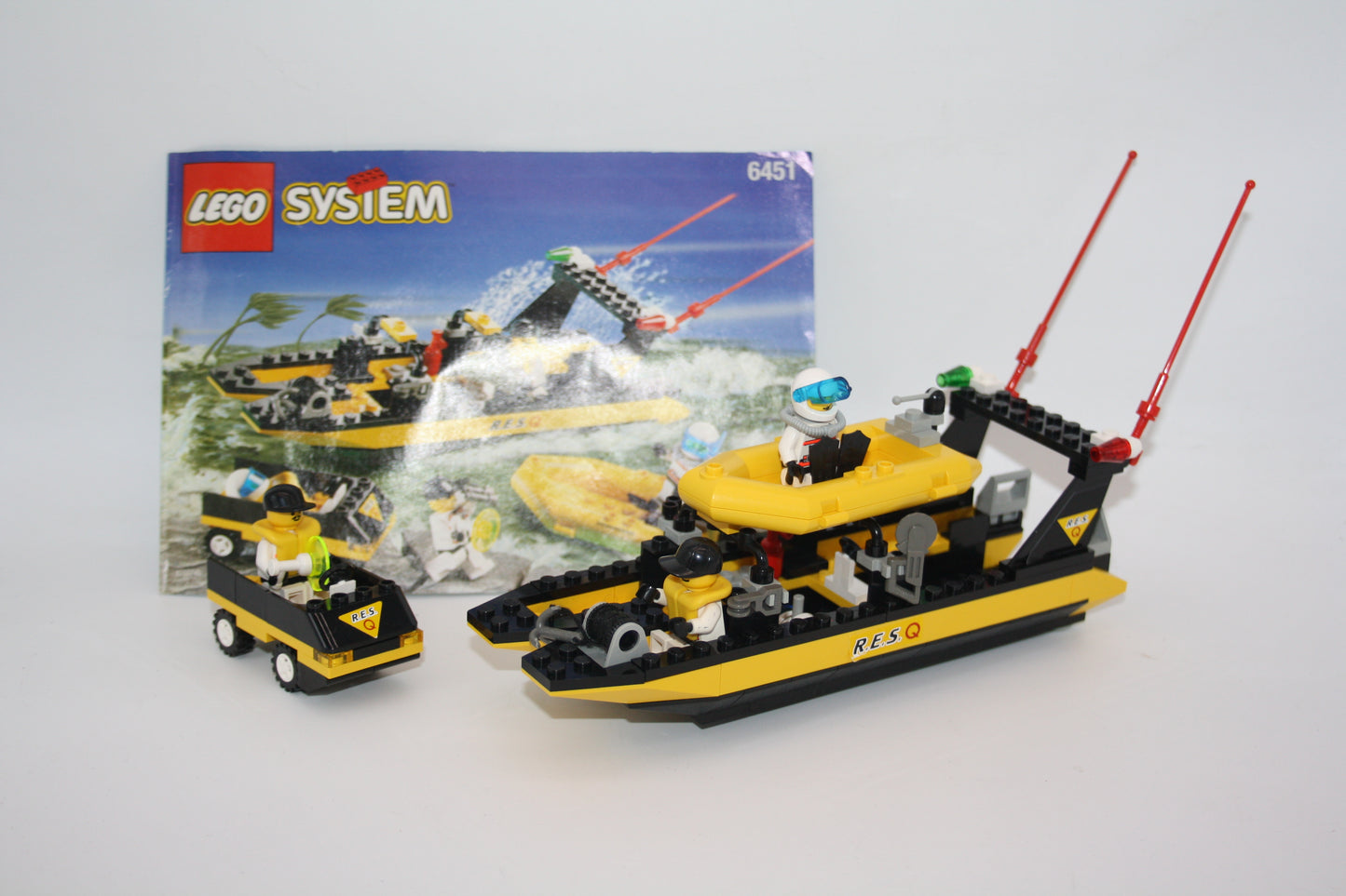 LEGO® - System - Set 6451 Res-Q Speed Boat - inkl. BA