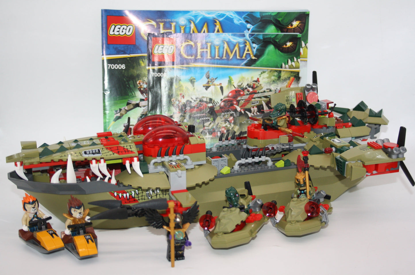 LEGO® Legends of Chima - 70006 Craggers Croc-Boot Zentrale - inkl. BA