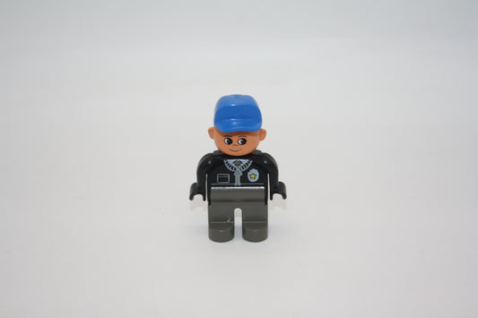 Duplo - Toolo Polizist mit Cappie - alte Serie - Polizei - Figur