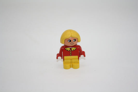 Duplo - Mädchen - gelbe Hose/rotes Oberteil - Figur