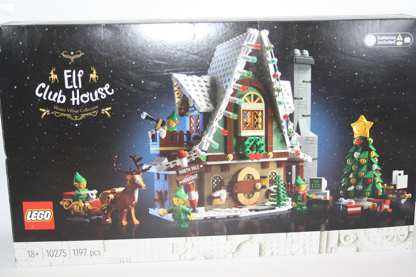 LEGO® Icons - Set 10275 Winterliches Elfen Klubhaus - inkl. BA & OVP