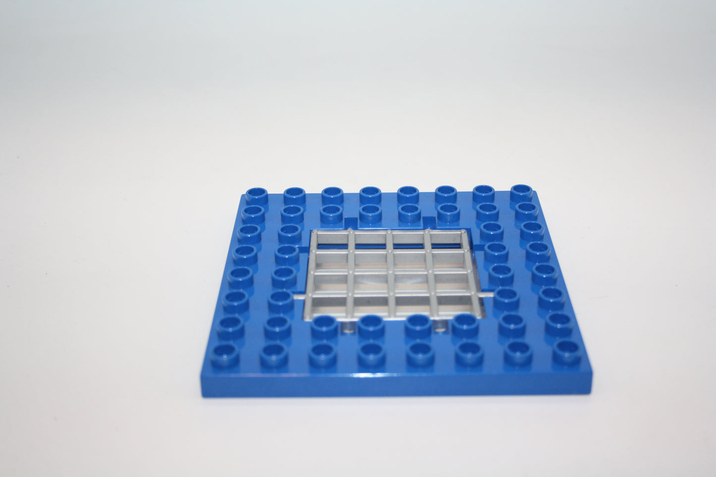 Duplo - Fallgitter Platte 8x8 Noppen - blau - Bauplatten - Grundplatten