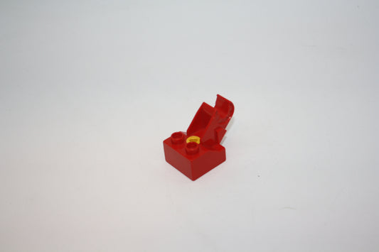 Duplo Toolo - 2x2 Stein mit abgewinkeltem Clip - 6285c01 - rot - Ersatzteil