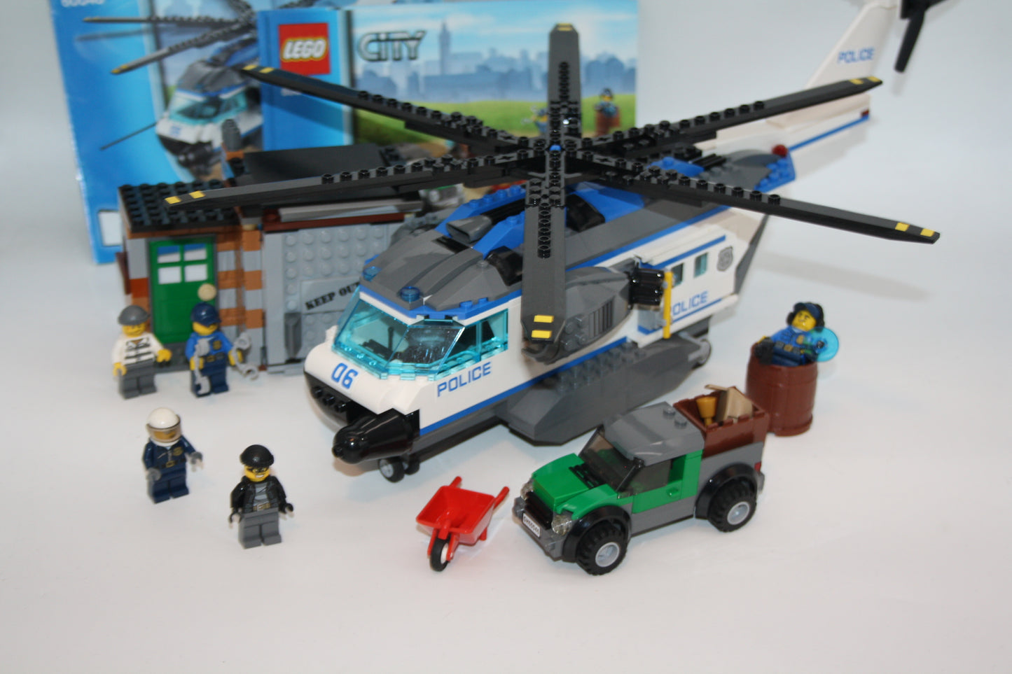 LEGO® - City Set - 60046 Verfolgung mit dem Polizei-Hubschrauber - inkl. BA