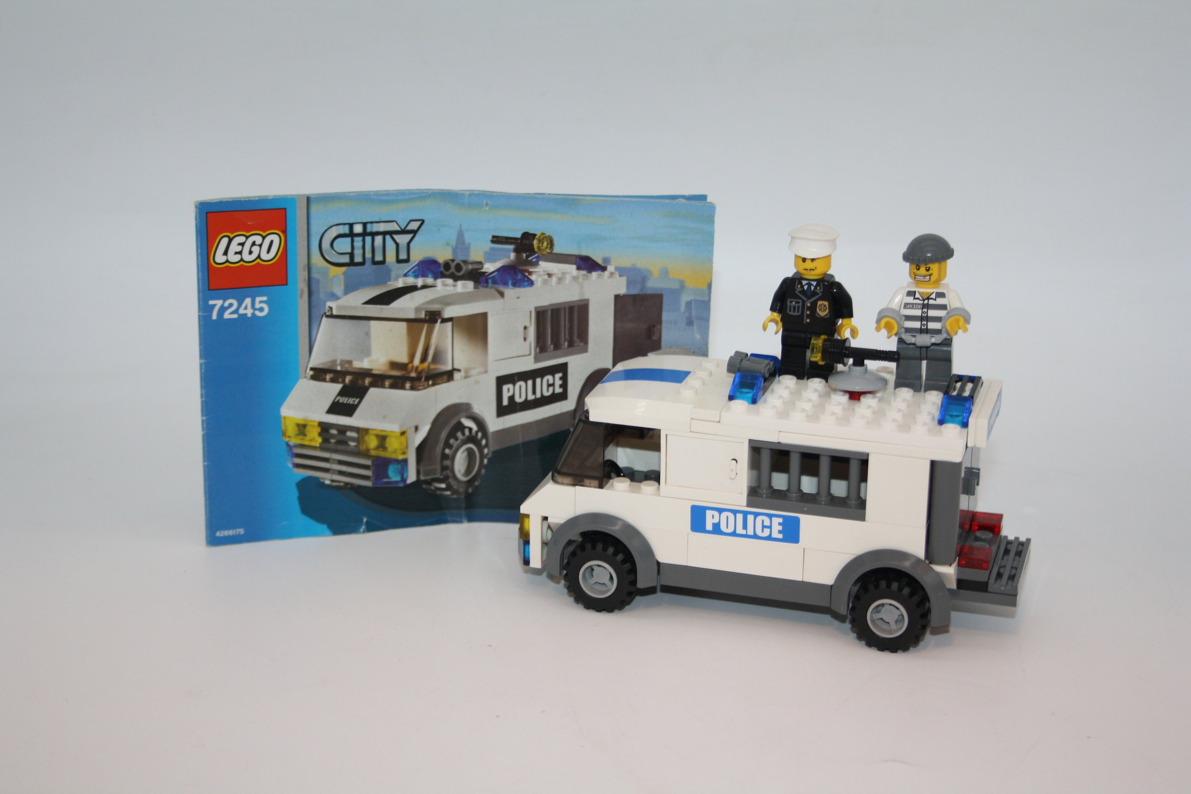 LEGO City Set 7245 Polizei Gefangenen Transport inkl. BA www.Bricksboss