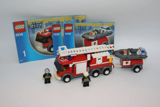 LEGO® - City Set - 7239 Feuerwehrlöschzug - inkl. BA