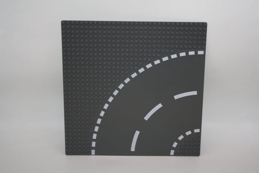 LEGO® - 32x32 Straßenplatte mit Kurve - dunkelgrau - 44342px2 - Platten - Base Plate