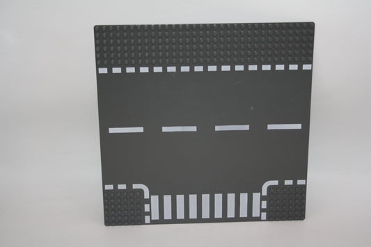 LEGO® - 32x32 Straßenplatte mit T Kreuzung - dunkelgrau - 44341px2 - Platten - Base Plate