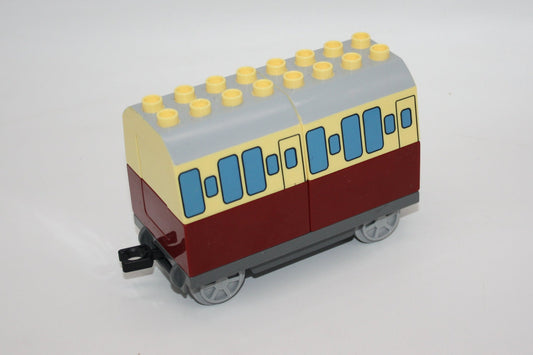 Duplo - Gorden's Express Personenwagen aus Thomas & seine Freunde - dunkelrot/gelb - Eisenbahn - Wagon/Waggon