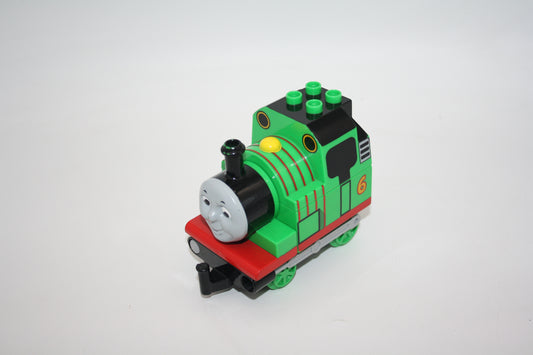 Duplo - Schiebelok Percy aus Thomas & seine Freunde - blau - Eisenbahn - Lok - Wagon/Waggon