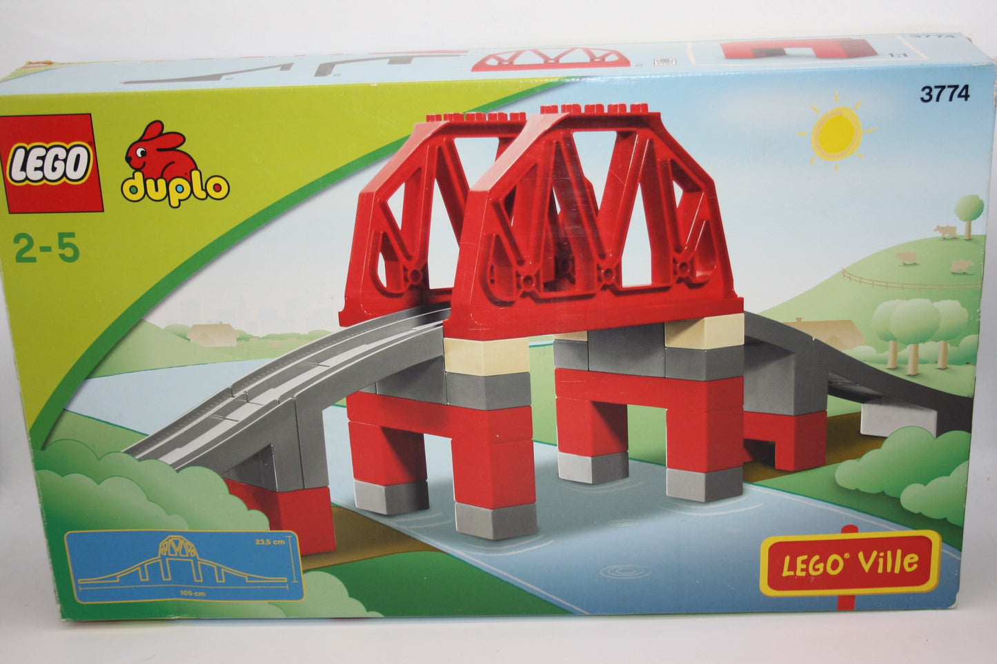 Duplo Set - 3774 Eisenbahnbrücke - inkl. OVP - Brücke