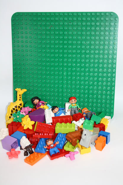 Duplo - Starterpaket mit Bausteinen, Figuren, Platten & Tieren - 2 Variationen