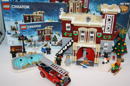 LEGO® Creator Expert - 10263 Winterliche Feuerwehrstation - Inkl. BA & OVP - Unvollständig