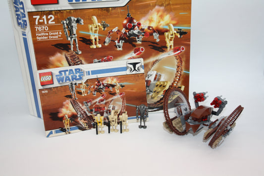 LEGO® - Star Wars - Set 7670 Hailfire Droid & Spider Droid - inkl. BA & OVP