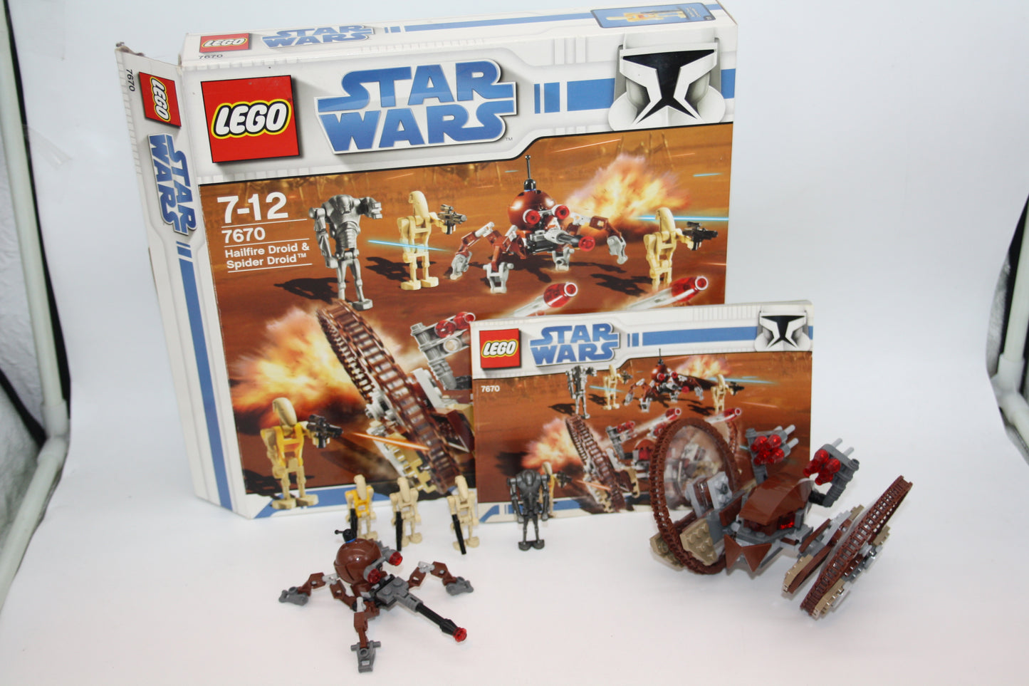 LEGO® - Star Wars - Set 7670 Hailfire Droid & Spider Droid - inkl. BA & OVP