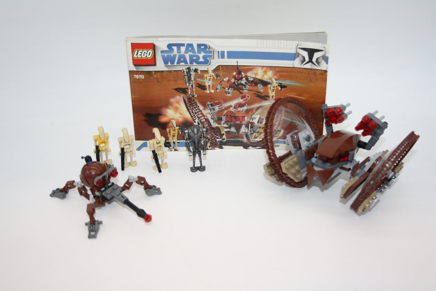 LEGO® - Star Wars - Set 7670 Hailfire Droid & Spider Droid - inkl. BA & OVP