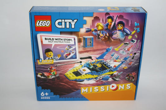 LEGO® - City Set - 60355 Dedektivmission der Wasserpolizei - Neu/Ungeöffnet - EOL