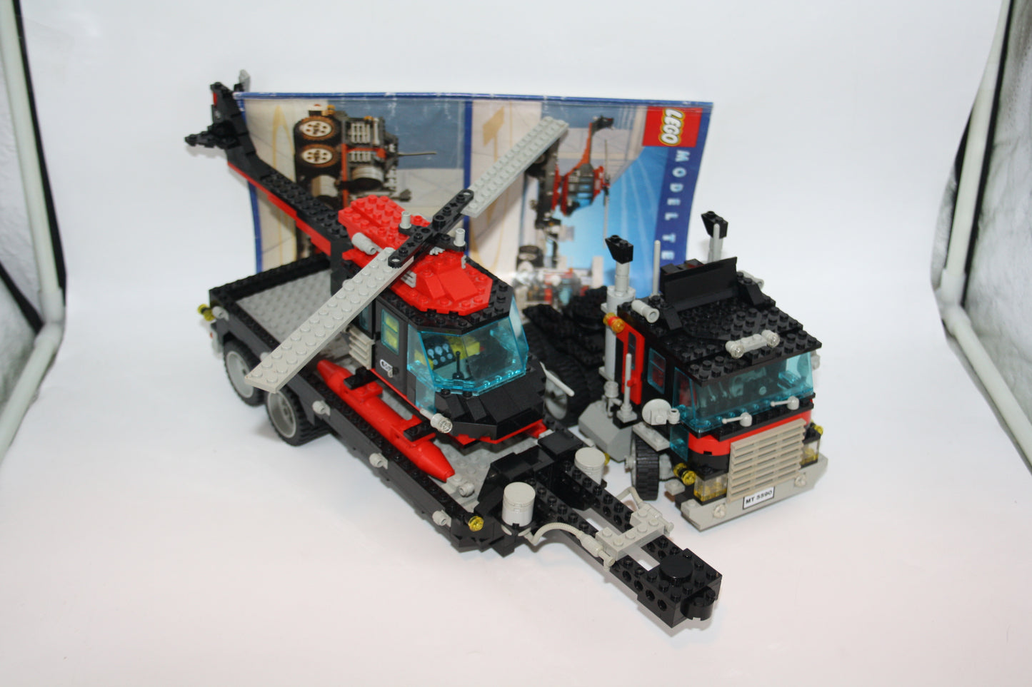 LEGO® Model Team - Set 5590 Truck Trailer Hubschrauber - inkl. BA & OVP