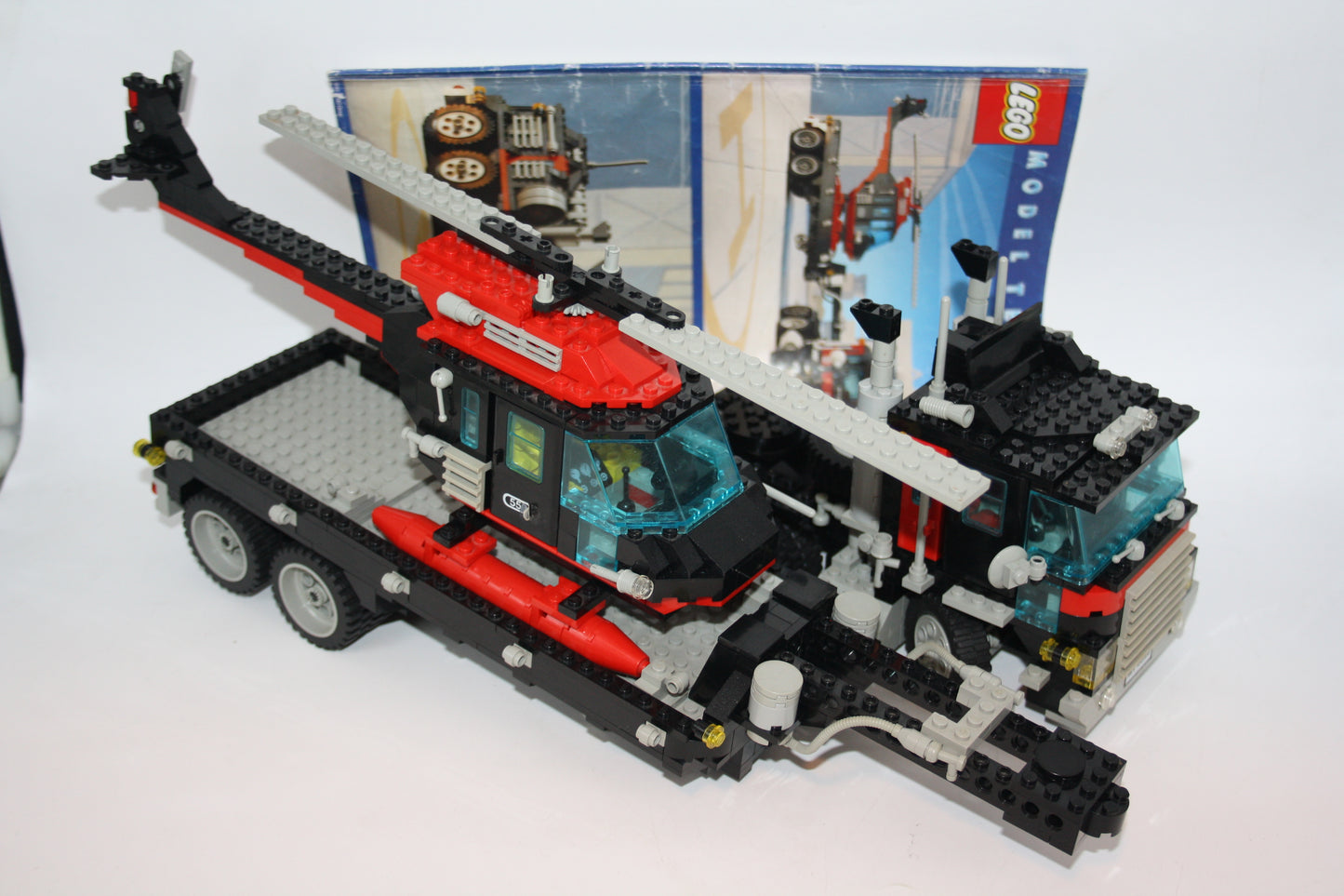 LEGO® Model Team - Set 5590 Truck Trailer Hubschrauber - inkl. BA & OVP