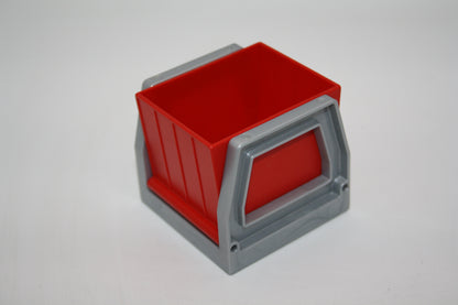 Duplo - Container (für 4x8 Wagons) - rot/silber - Eisenbahn - Ersatzteile
