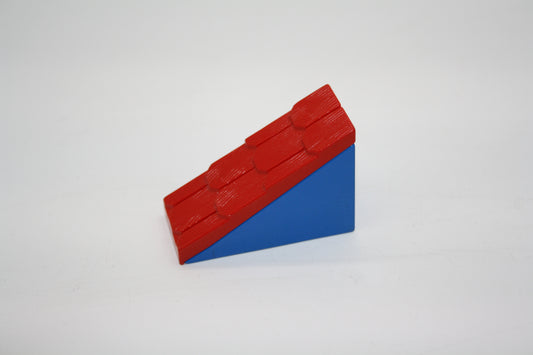 Duplo - Dach/Schrägdach - rot/blau - Bauelement - Ersatzteile