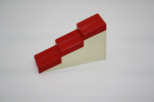 Duplo - Dach/Schrägdach für das alte Puppenhaus 2x6 - weiß/rot - Bauelement - Ersatzteile