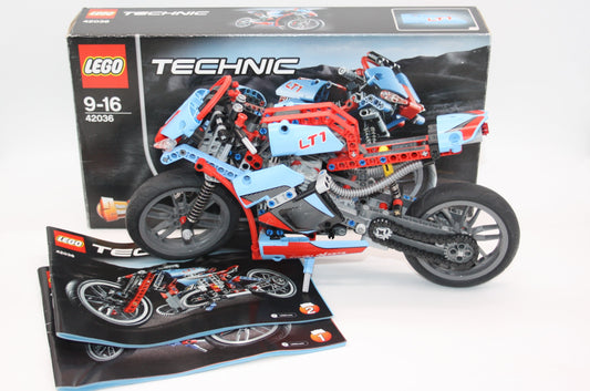 LEGO® Technic - Set 42036 Motorrad/Sraßenmotorrad + BA & OVP