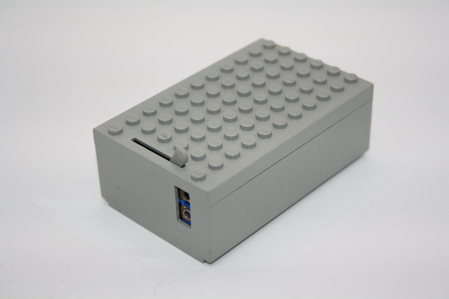 LEGO® Eisenbahn - Batteriefach/Batteriebox - 4,5V - hellgrau alt- bb0045c02