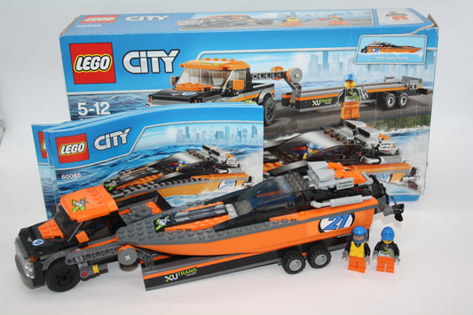 LEGO® - City Set - 60085 Allradfahrzeug mit Powerboot - inkl. BA & OVP