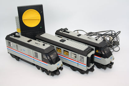 LEGO® Eisenbahn 9V - 4558 Metroliner - vollständig mit Schienen & Trafo - Sets - inkl. BA