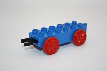 Duplo - Fahrwerke für Waggon/Wagon (2x6 Noppen) - versch. Farben - Eisenbahn